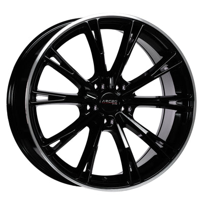 Alu kola Arceo ASW01 8.5x19 5x112 ET45 Black Lip Diamond | Wheelsup.cz
