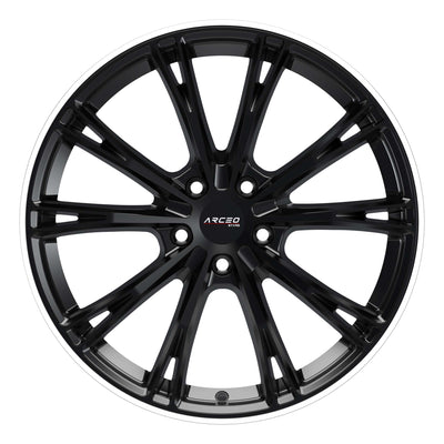 Alu kola Arceo ASW01 8.5x20 5x112 ET30 Matt Black Lip Diamond | Wheelsup.cz