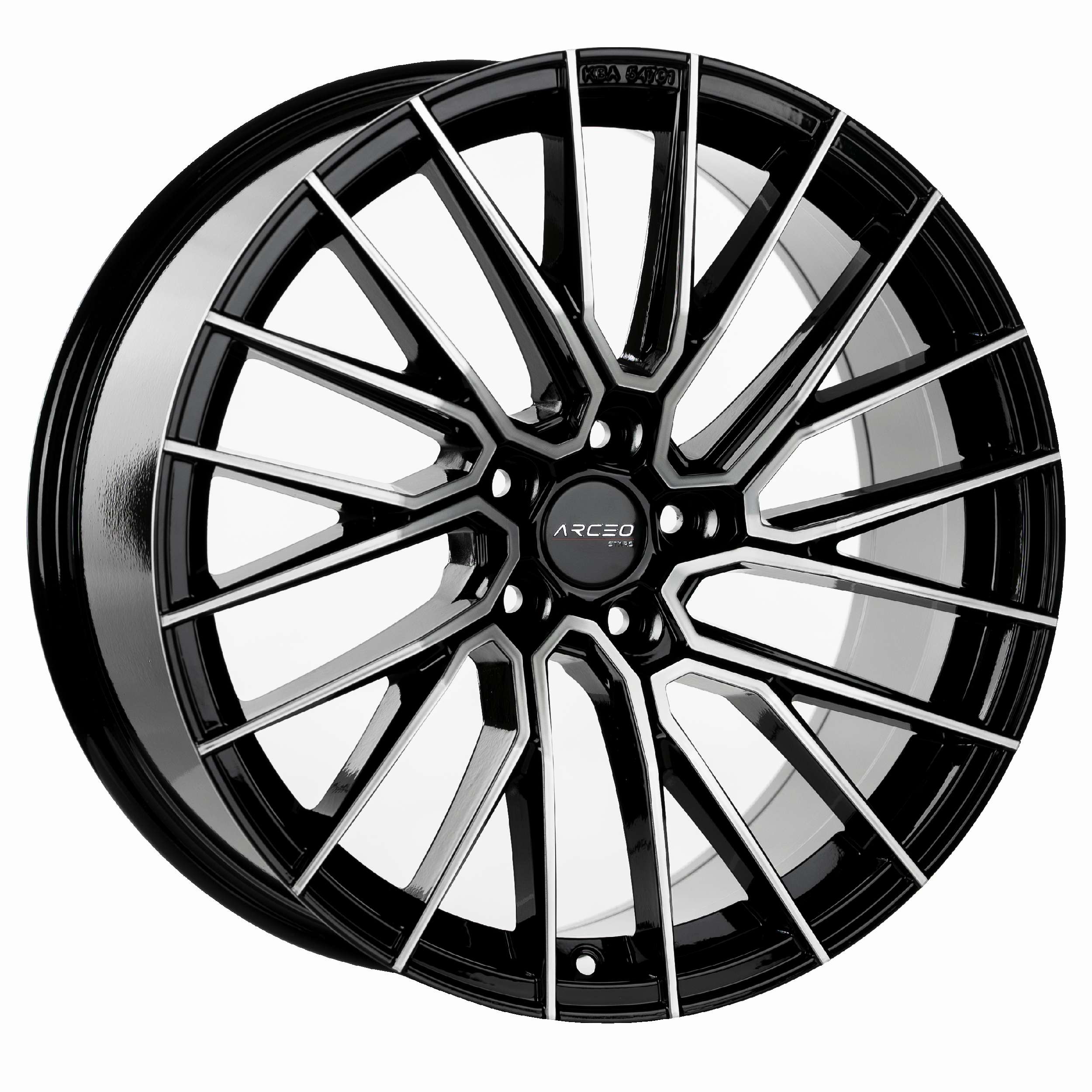 Alu kola Arceo ASW02 8.5x19 5x108 ET45 Black Diamond