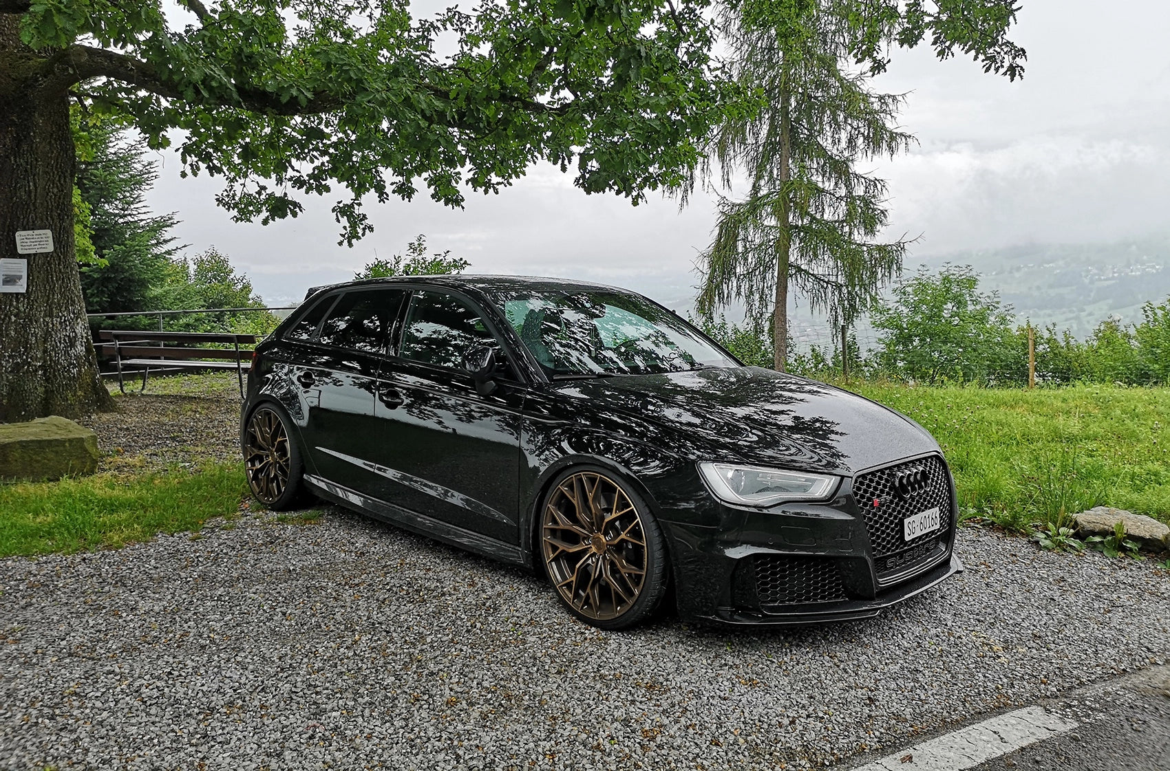 Alu kola Audi A3 S3 RS3 Concaver CVR1 Brushed Bronze 344 7093