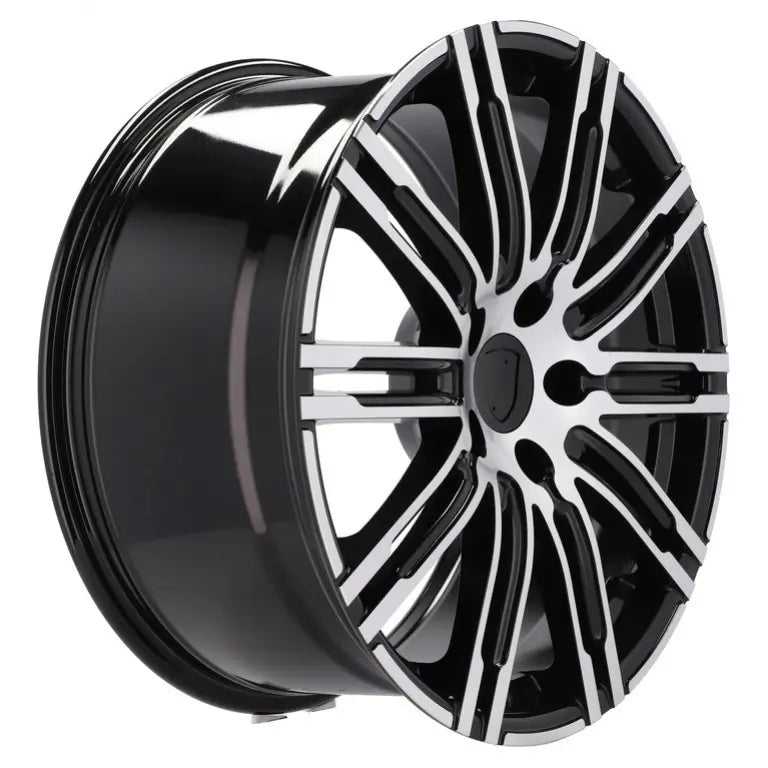 Alu kola pro Porsche B1026 10x22 5x130 ET50 71.6 Black Polished | Wheelsup.cz