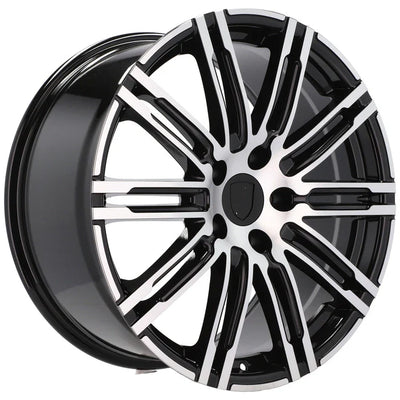 Alu kola pro Porsche B1026 10x21 5x112 ET19 66.6 Black Polished | Wheelsup.cz