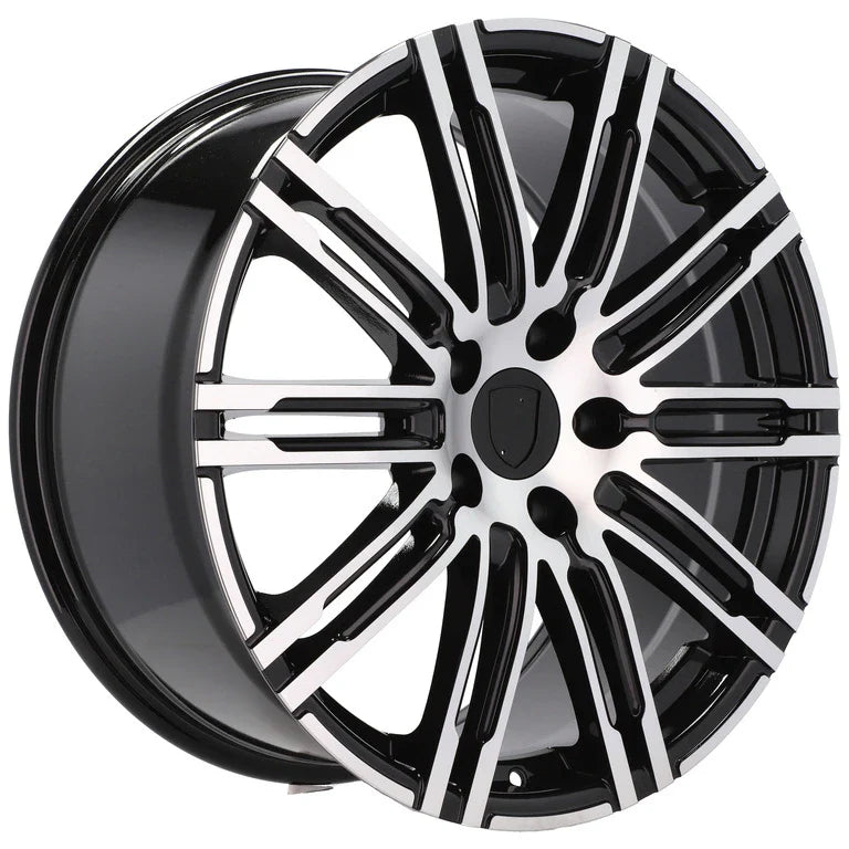 Alu kola pro Porsche B1026 10x21 5x130 ET50 71.6 Black Polished | Wheelsup.cz