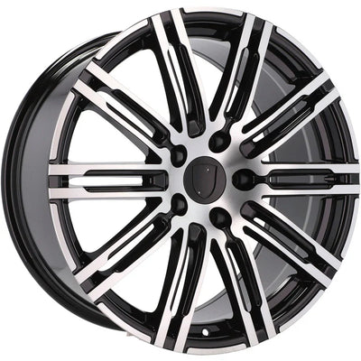 Alu kola pro Porsche B1026 9.5x19 5x112 ET21 66.6 Black Polished | Wheelsup.cz