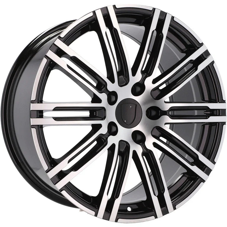 Alu kola pro Porsche B1026 9.5x19 5x112 ET21 66.6 Black Polished | Wheelsup.cz