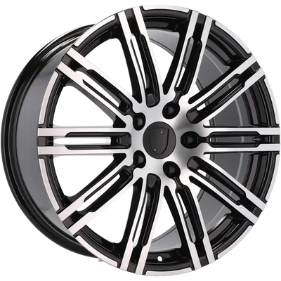 Alu kola pro Porsche B1026 10x20 5x112 ET19 66.6 Black Polished | Wheelsup.cz