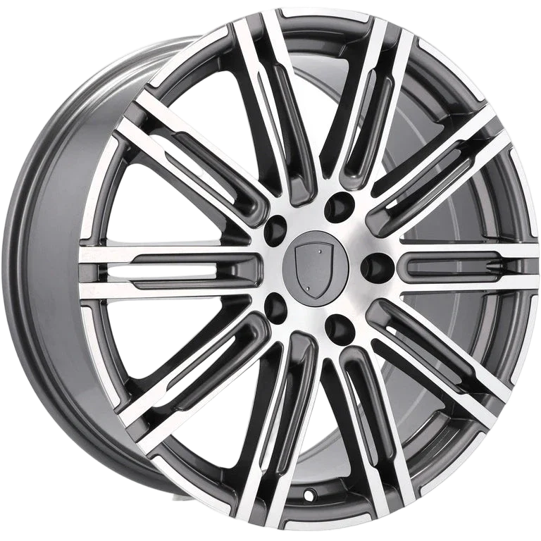 Alu kola pro Porsche B1026 10x21 5x112 ET19 66.6 Grey Polished | Wheelsup.cz