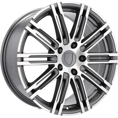 Alu kola pro Porsche B1026 9x21 5x112 ET26 66.6 Grey Polished | Wheelsup.cz