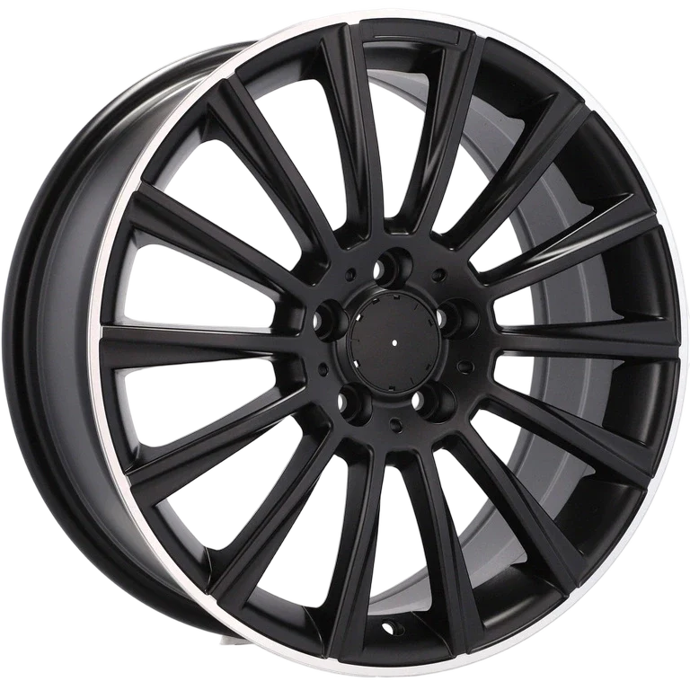 Alu kola pro Mercedes B1048 8.5x20 5x112 ET43 66.6 Black Half Matt & Polished Lip | Wheelsup.cz