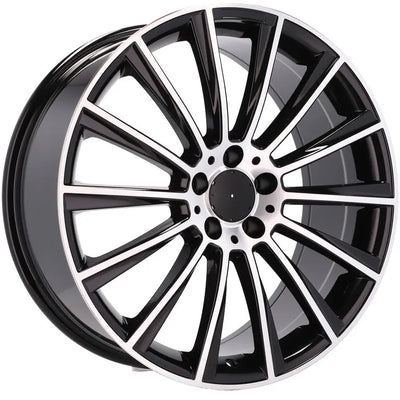 Alu kola pro Mercedes B1048 8.5x18 5x112 ET43 66.6 Black Polished | Wheelsup.cz