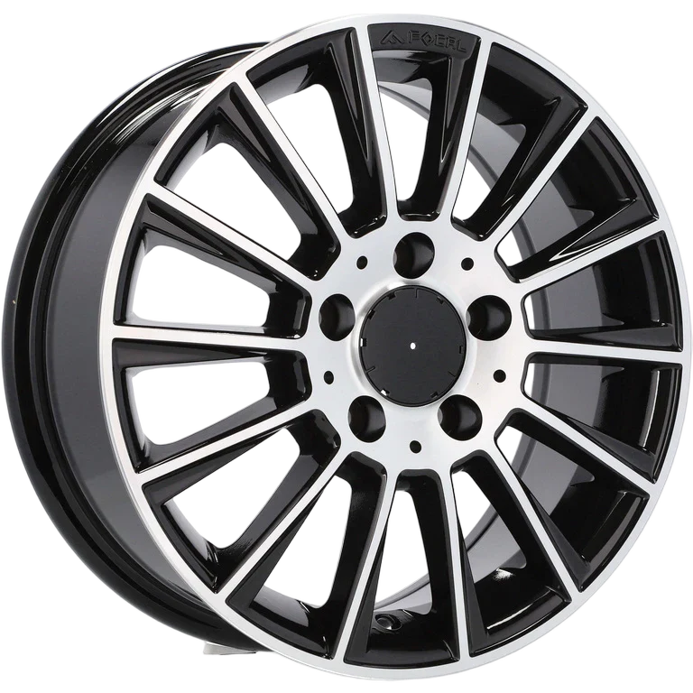 Alu kola pro Mercedes B1048 8.5x19 5x112 ET43 66.6 Black Polished | Wheelsup.cz