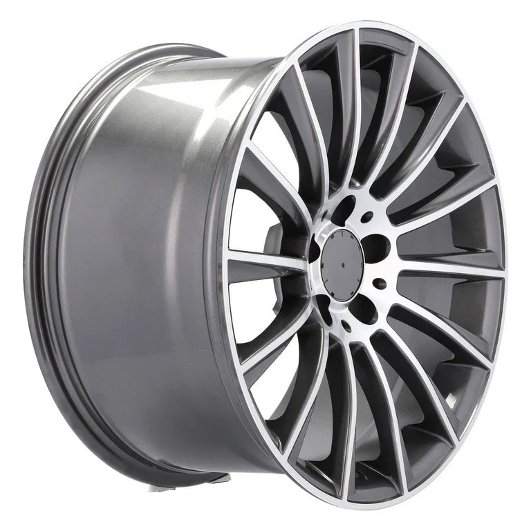Alu kola pro Mercedes B1048 8x17 5x112 ET35 66.6 Grey Polished | Wheelsup.cz