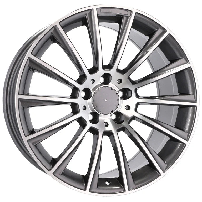 Alu kola pro Mercedes B1048 8x17 5x112 ET35 66.6 Grey Polished | Wheelsup.cz