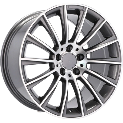 Alu kola pro Mercedes B1048 7.5x18 5x112 ET44 66.6 Grey Polished | Wheelsup.cz