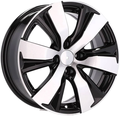 Alu kola pro Peugeot B1081 6.5x16 4x108 ET18 65.1 Black Polished | Wheelsup.cz