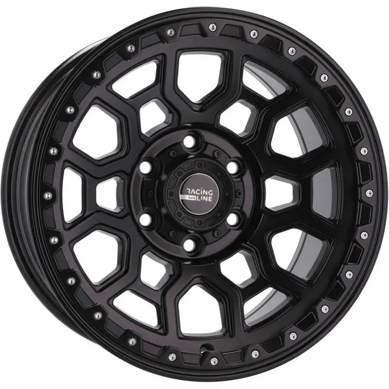 Alu kola pro Offroad B1105 9x17 5x127 ET-6 78.1 Black Half Matt | Wheelsup.cz
