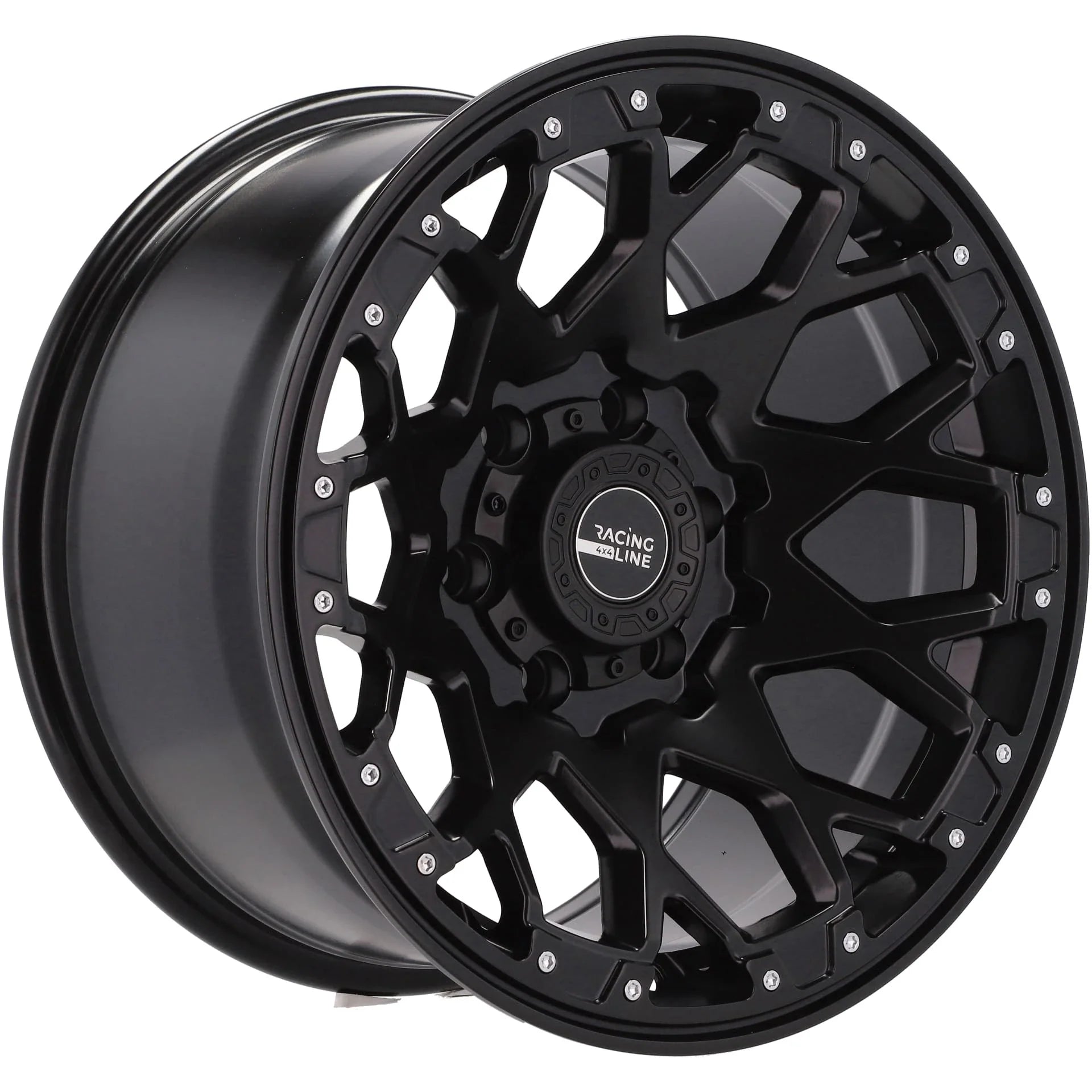 Alu kola pro Offroad B1108 9x17 6x139.7 ET-6 87.1 Black Half Matt | Wheelsup.cz