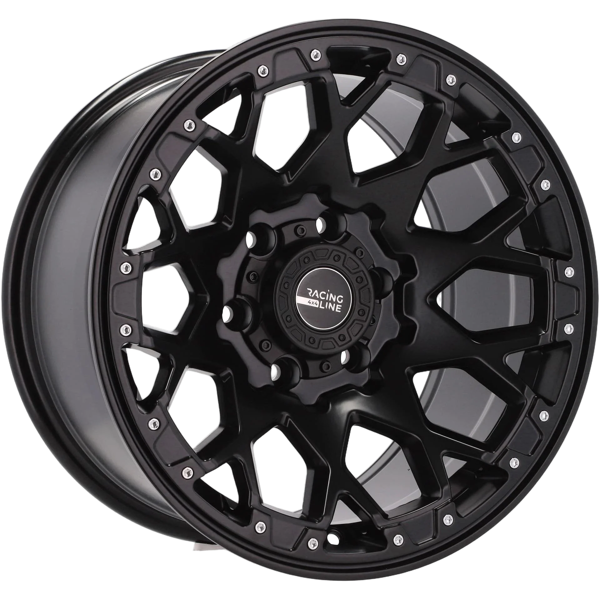 Alu kola pro Offroad B1108 9x17 6x139.7 ET-6 87.1 Black Half Matt | Wheelsup.cz