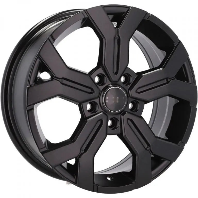 Alu kola pro Dacia B1110 6.5x15 4x100 ET40 60.1 Black Half Matt | Wheelsup.cz