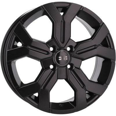 Alu kola pro Dacia B1110 6.5x17 5x114.3 ET50 66.1 Black Half Matt | Wheelsup.cz