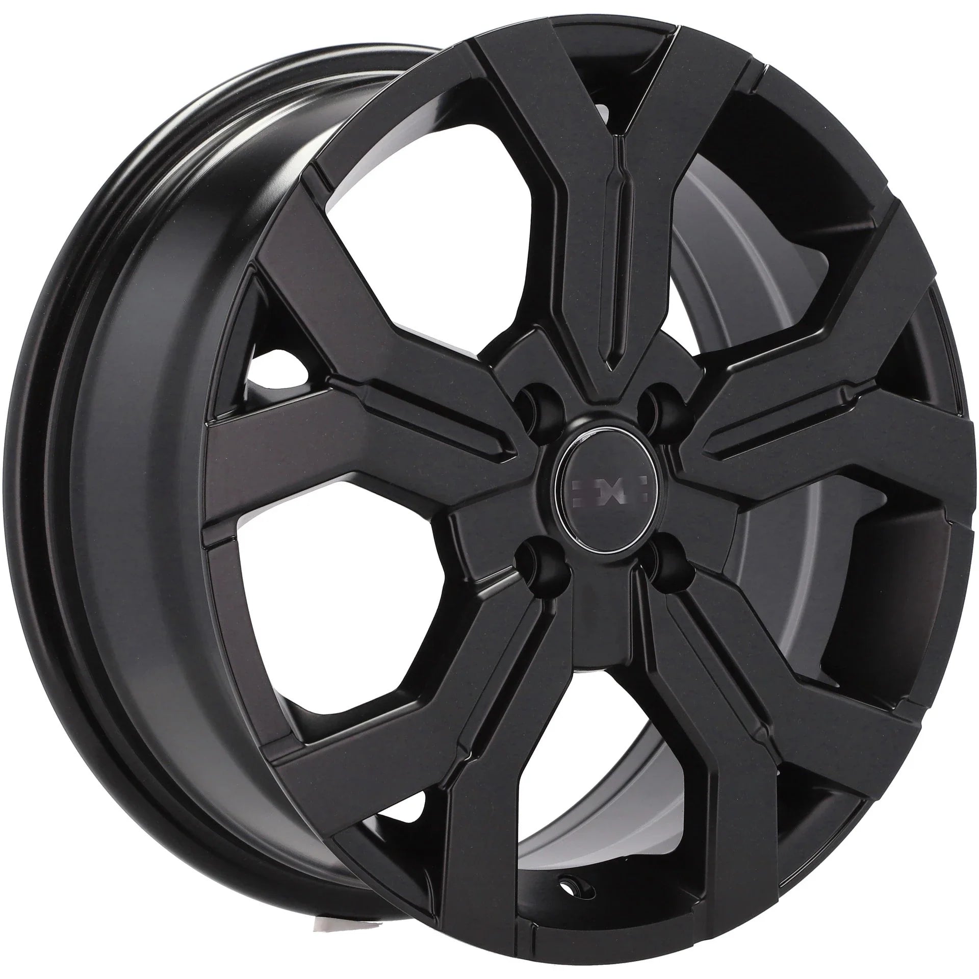 Alu kola pro Dacia B1110 6.5x17 5x114.3 ET50 66.1 Black Half Matt | Wheelsup.cz