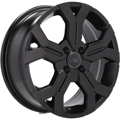 Alu kola pro Dacia B1110 6.5x17 5x114.3 ET50 66.1 Black Half Matt | Wheelsup.cz