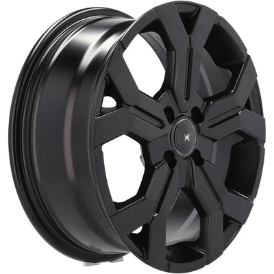 Alu kola pro Dacia B1110 6.5x17 5x114.3 ET50 66.1 Black Half Matt | Wheelsup.cz