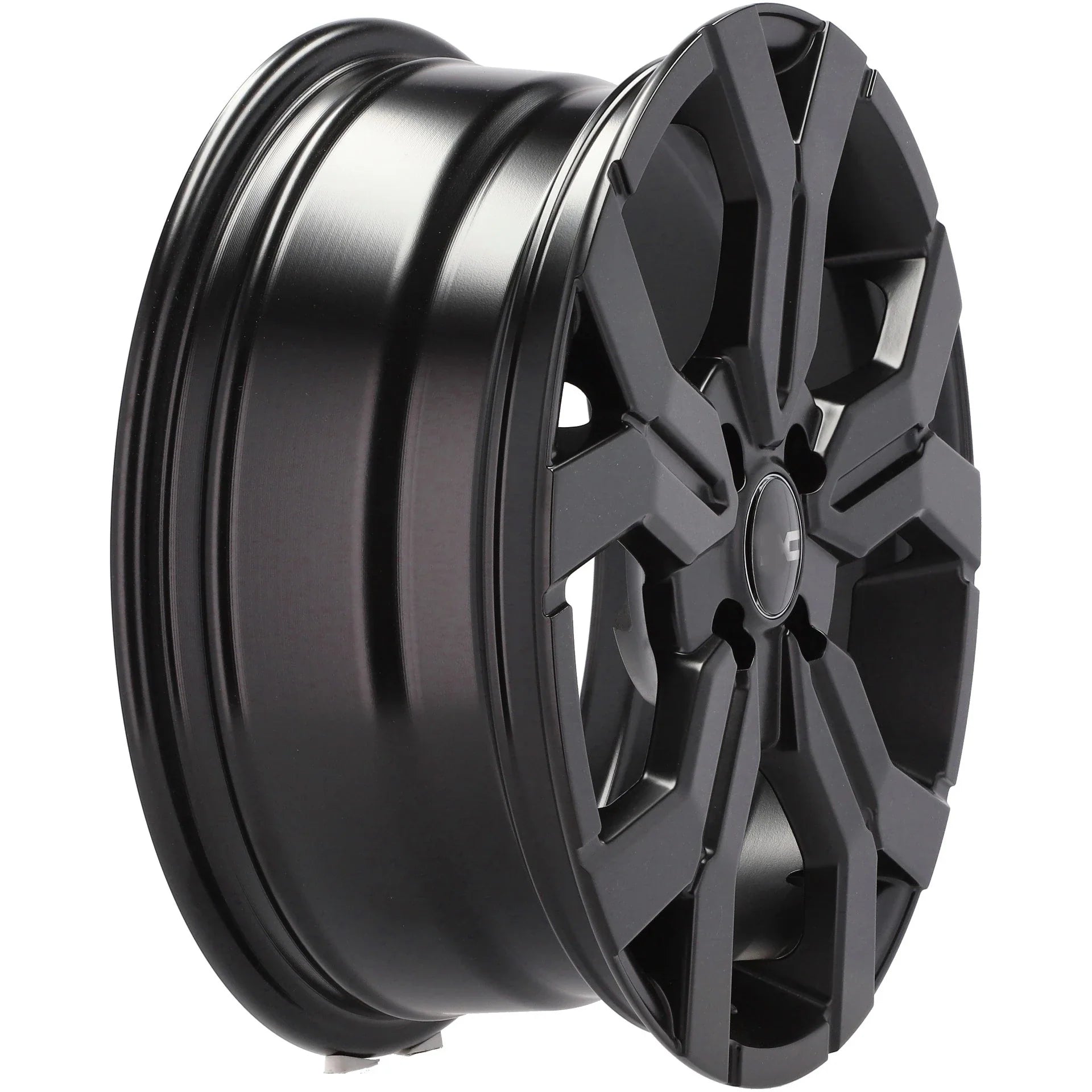 Alu kola pro Dacia B1110 6.5x17 5x114.3 ET50 66.1 Black Half Matt | Wheelsup.cz