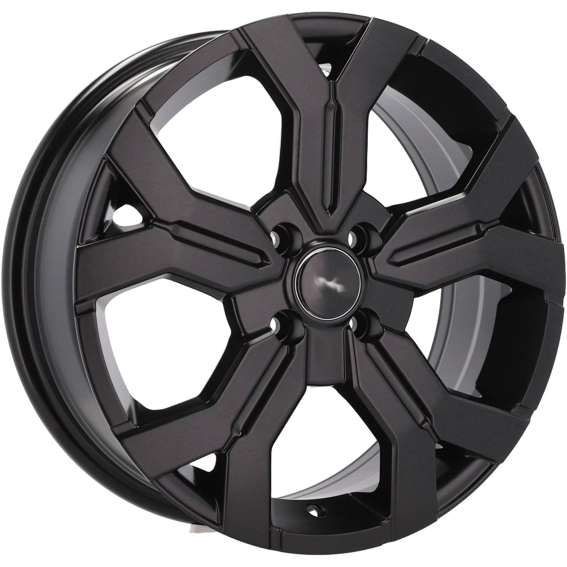 Alu kola pro Dacia B1110 6.5x15 4x100 ET40 60.1 Black Half Matt | Wheelsup.cz
