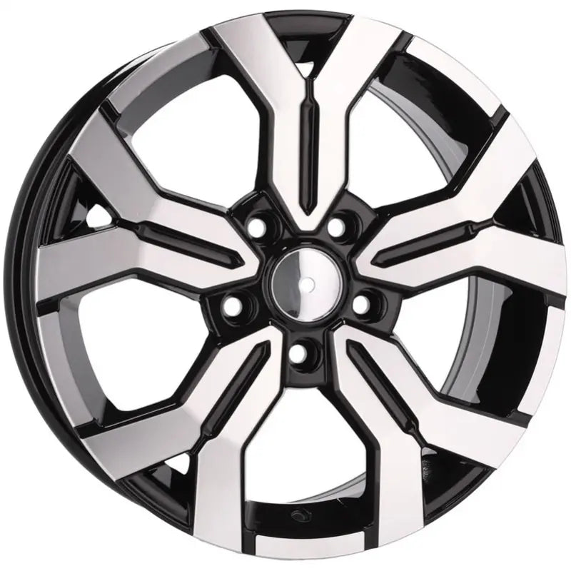 Alu kola pro Dacia B1110 6.5x15 4x100 ET40 60.1 Black Polished | Wheelsup.cz