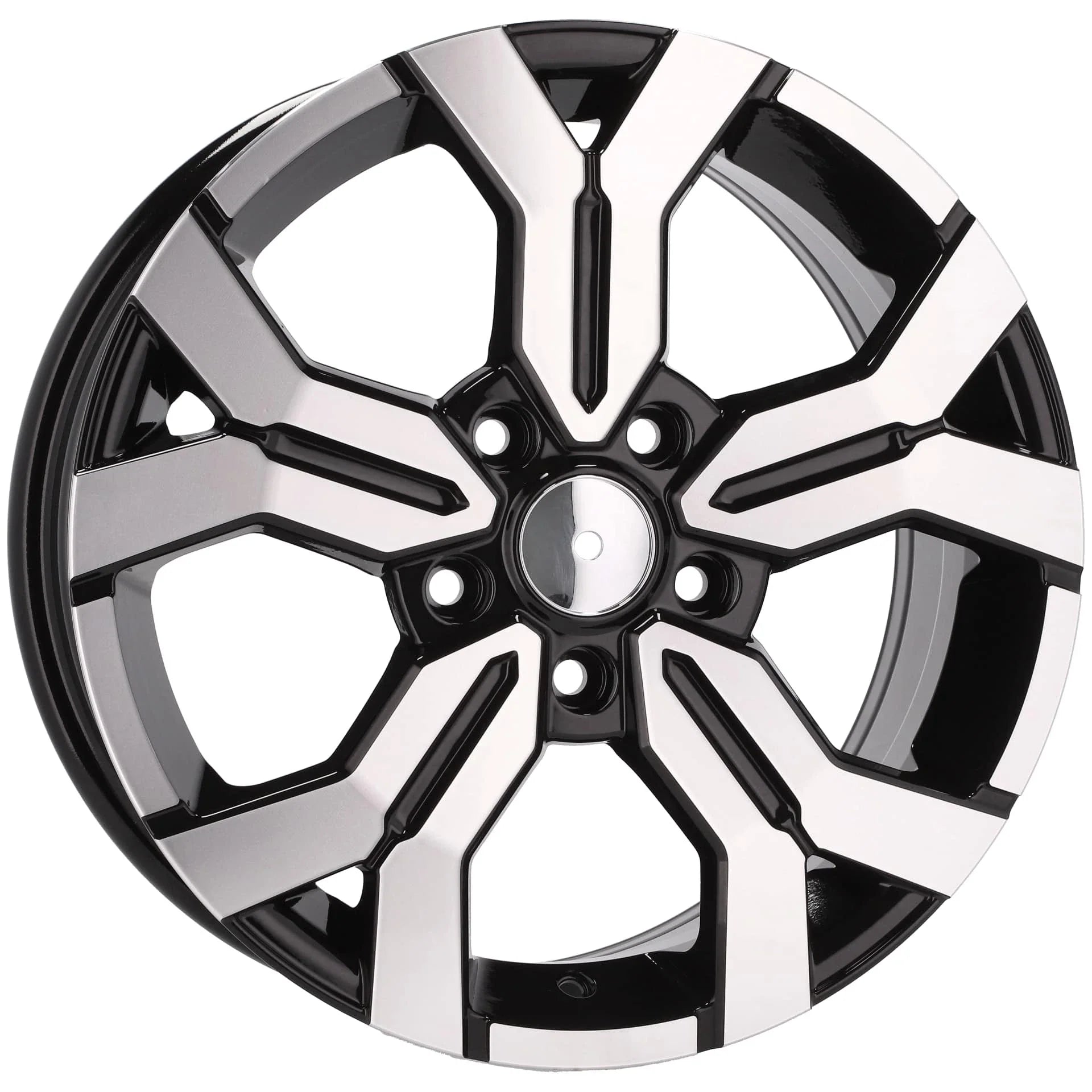 Alu kola pro Dacia B1110 6.5x17 5x114.3 ET50 66.1 Black Polished | Wheelsup.cz