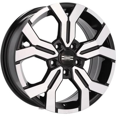 Alu kola pro Dacia B1110 6.5x16 4x100 ET45 60.1 Black Polished | Wheelsup.cz