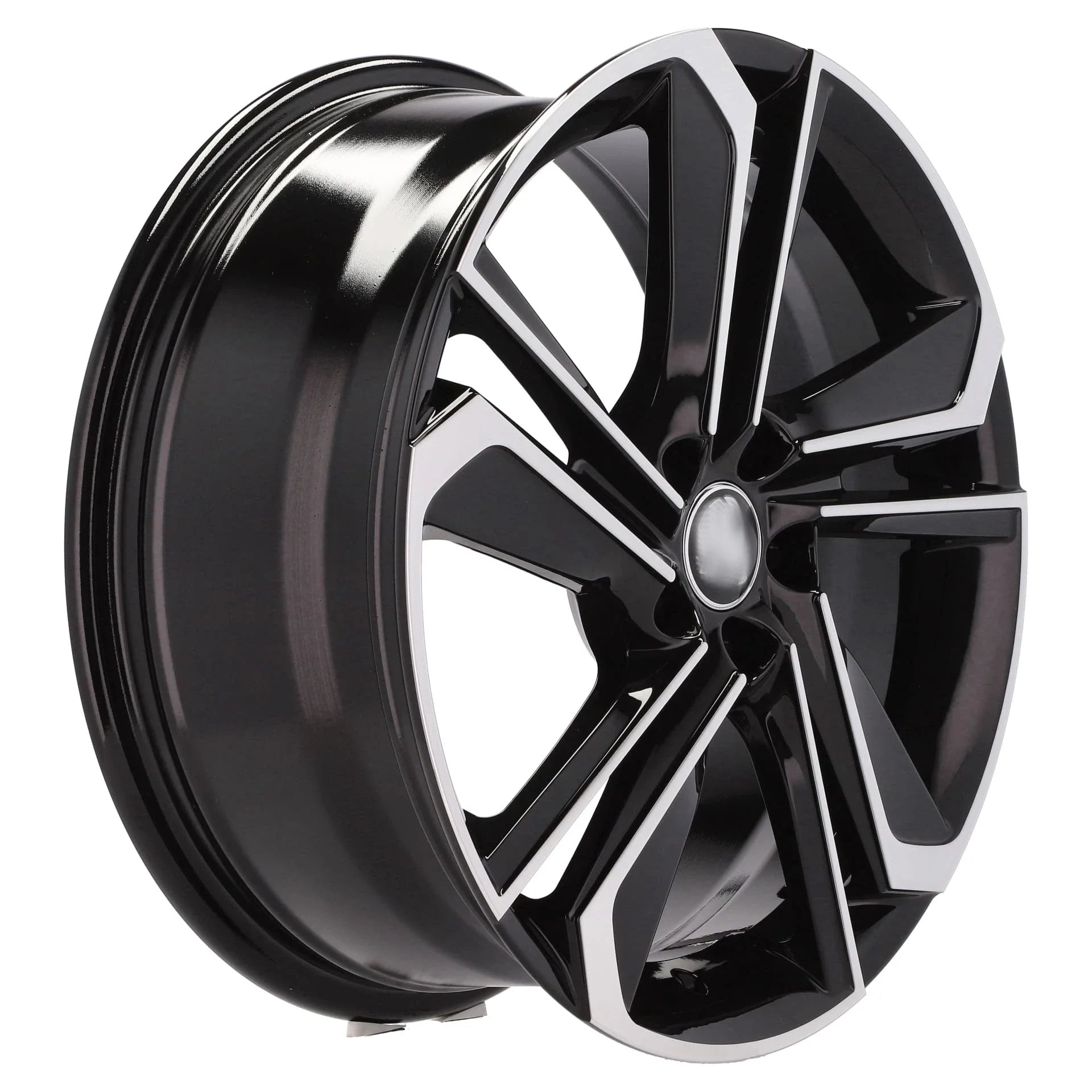 Alu kola pro Škoda B1113 7x17 5x100 ET51 57.1 Black Polished | Wheelsup.cz