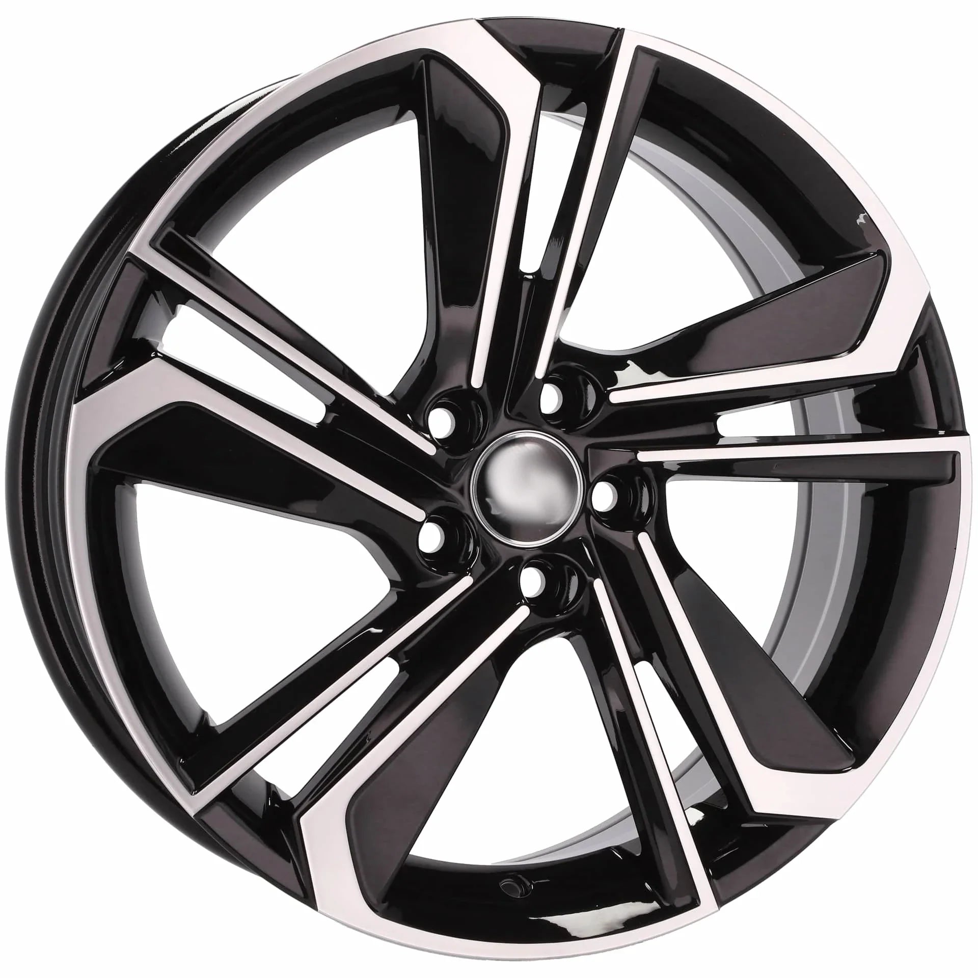 Alu kola pro Škoda B1113 7x17 5x100 ET51 57.1 Black Polished | Wheelsup.cz