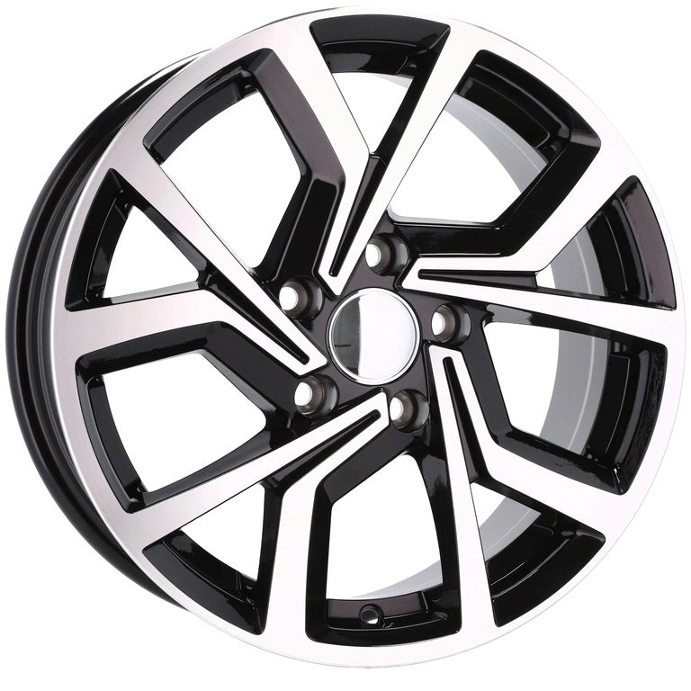 Alu kola pro Volkswagen B1154 8x19 5x112 ET45 57.1 Black Polished | Wheelsup.cz