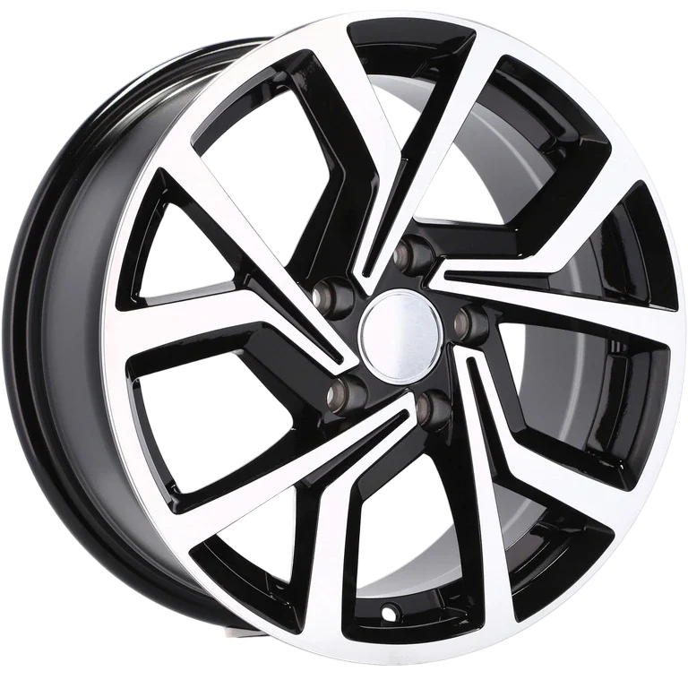 Alu kola pro Volkswagen B1154 7.5x17 5x100 ET40 57.1 Black Polished | Wheelsup.cz
