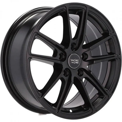 Alu kola Racing Line B1155 7x16 5x112 ET42 66.6 Black Half Matt | Wheelsup.cz