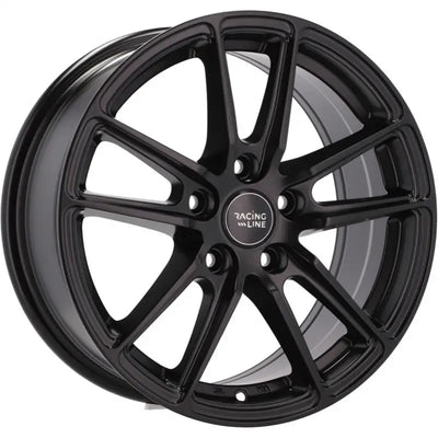 Alu kola Racing Line B1155 7x16 5x112 ET42 66.6 Black Half Matt | Wheelsup.cz