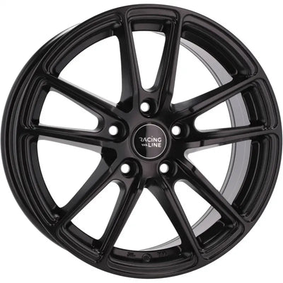 Alu kola Racing Line B1155 7x16 5x112 ET42 66.6 Black Half Matt | Wheelsup.cz