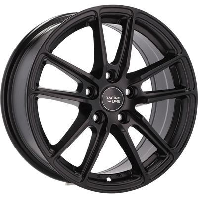 Alu kola Racing Line B1155 7x16 5x112 ET42 66.6 Black Half Matt | Wheelsup.cz