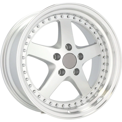 Alu kola pro BMW B1161 9.5x18 5x120 ET35 72.6 Silver & Polished Lip | Wheelsup.cz