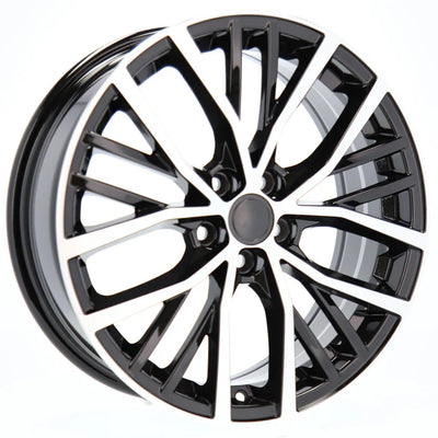 Alu kola pro Volkswagen B1179 6.5x17 5x100 ET40 57.1 Black Polished | Wheelsup.cz