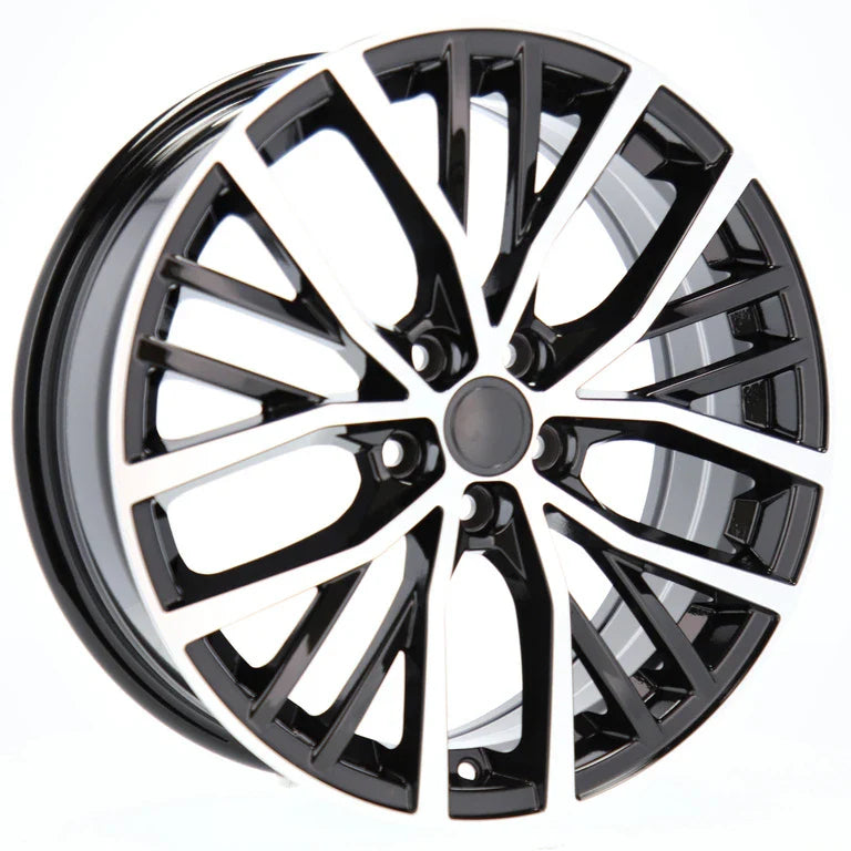 Alu kola pro Volkswagen B1179 6.5x17 5x100 ET40 57.1 Black Polished | Wheelsup.cz