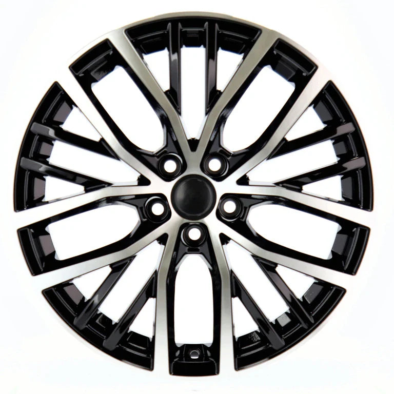 Alu kola pro Volkswagen B1179 6.5x17 5x100 ET40 57.1 Black Polished | Wheelsup.cz