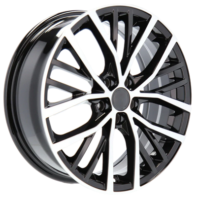 Alu kola pro Volkswagen B1179 6.5x17 5x100 ET40 57.1 Black Polished | Wheelsup.cz