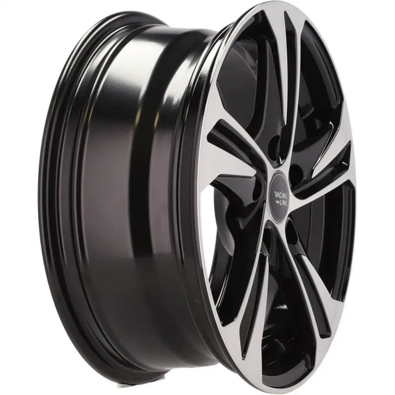 Alu kola Racing Line B1242 6.5x16 5x112 ET40 66.6 Black Polished | Wheelsup.cz