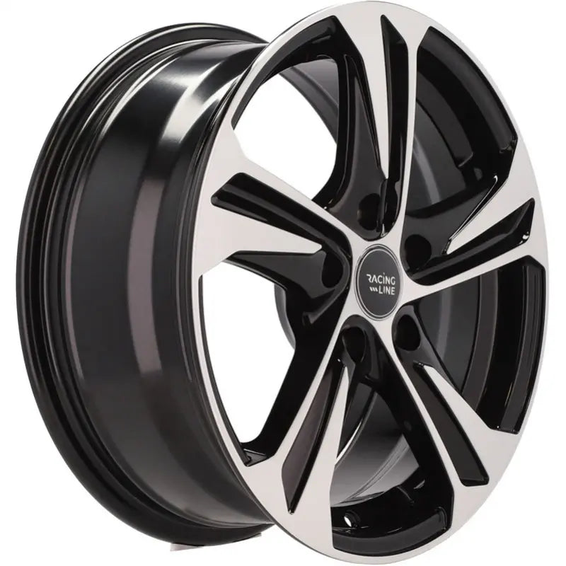 Alu kola Racing Line B1242 6.5x16 5x105 ET39 56.6 Black Polished