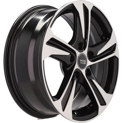 Alu kola Racing Line B1242 6.5x16 5x118 ET45 71.1 Black Polished | Wheelsup.cz