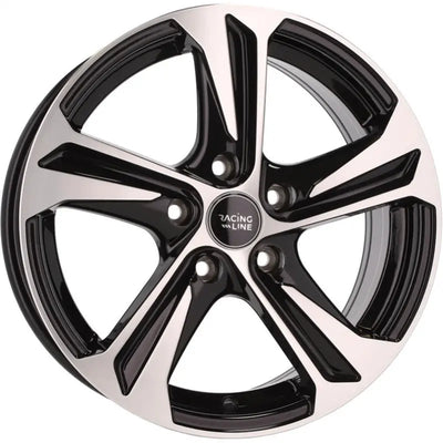 Alu kola Racing Line B1242 6.5x16 5x118 ET45 71.1 Black Polished | Wheelsup.cz