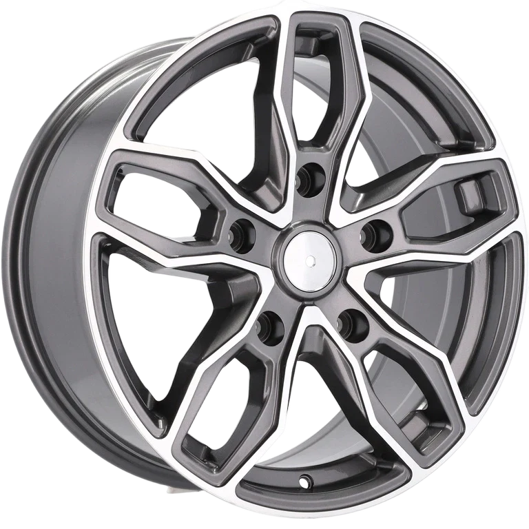 Alu kola pro Ford B1251 8x18 5x160 ET48 65.1 Grey Polished | Wheelsup.cz